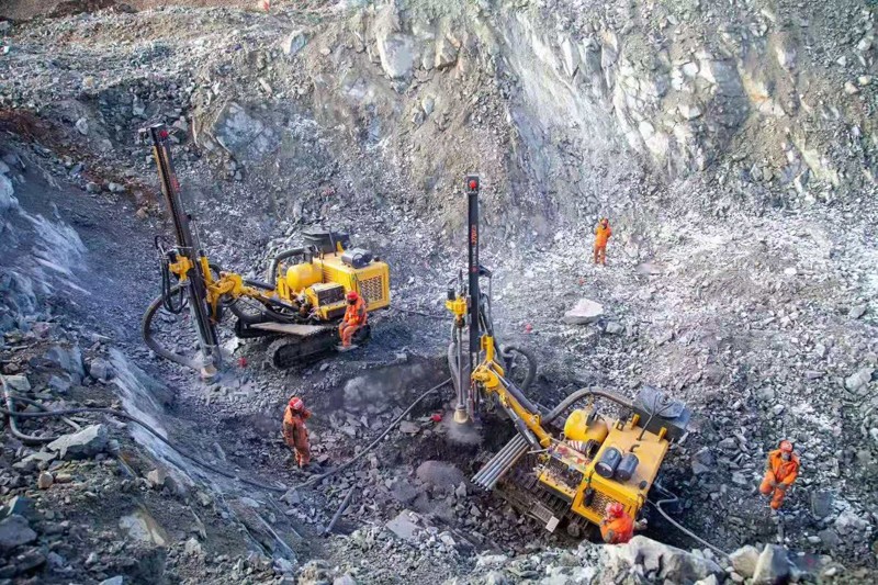 Application Of Taiye Drilling Rig In An Iron Mine In Tibet