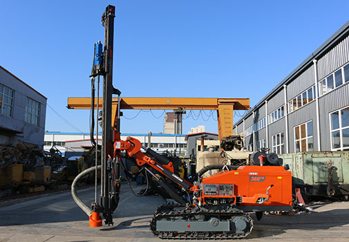 TAIYE-360-TH Separated Crawler Mounted Surface Hydraulic Top-hammer Drill Rig