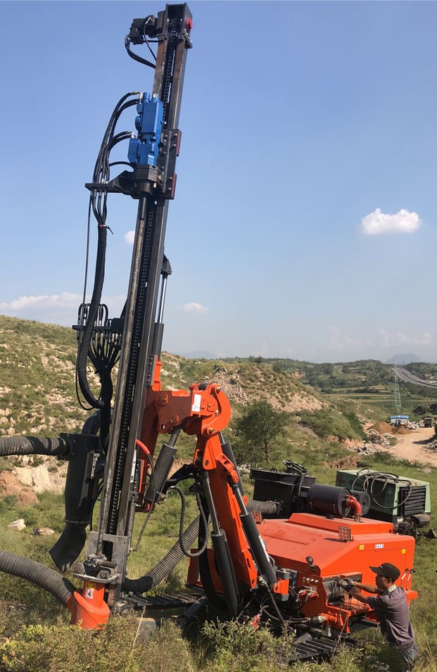 Separated Hydraulic Top-hammer Drilling Rig