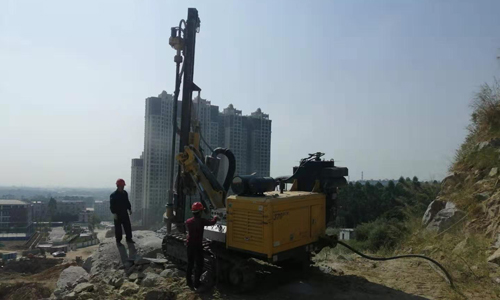TAIYE Drill Rig Working in Construction