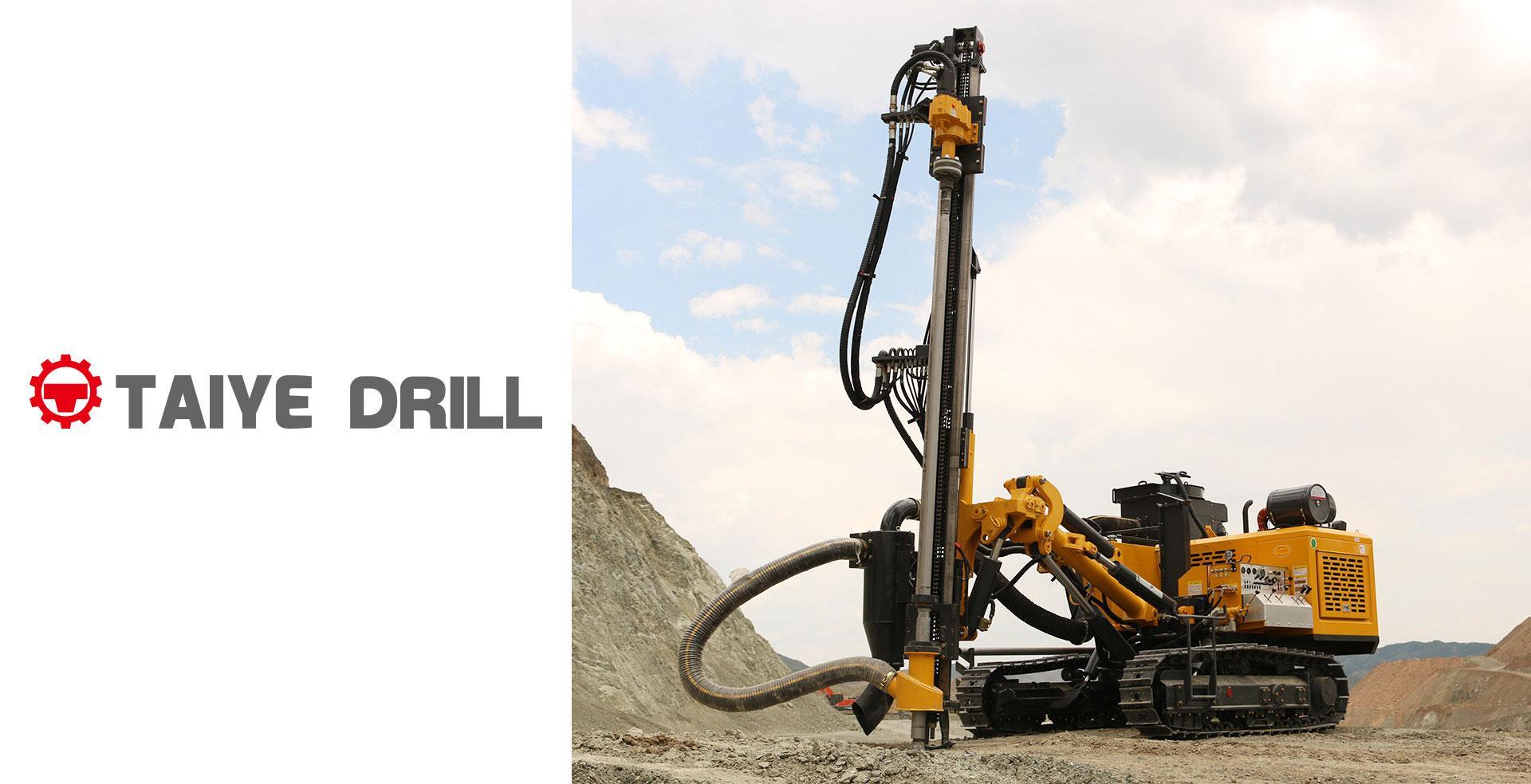 TAIYE-370-DTH Separated Crawler Mounted Surface Hydraulic Down-the-hole Drill Rig