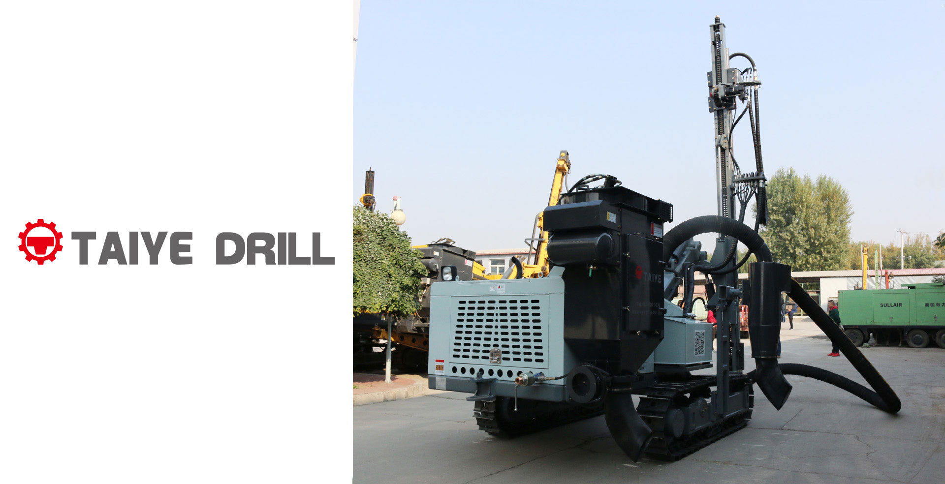 TAIYE-360-DTH Separated Crawler Mounted Surface Hydraulic Down-the-Hole Drill Rig