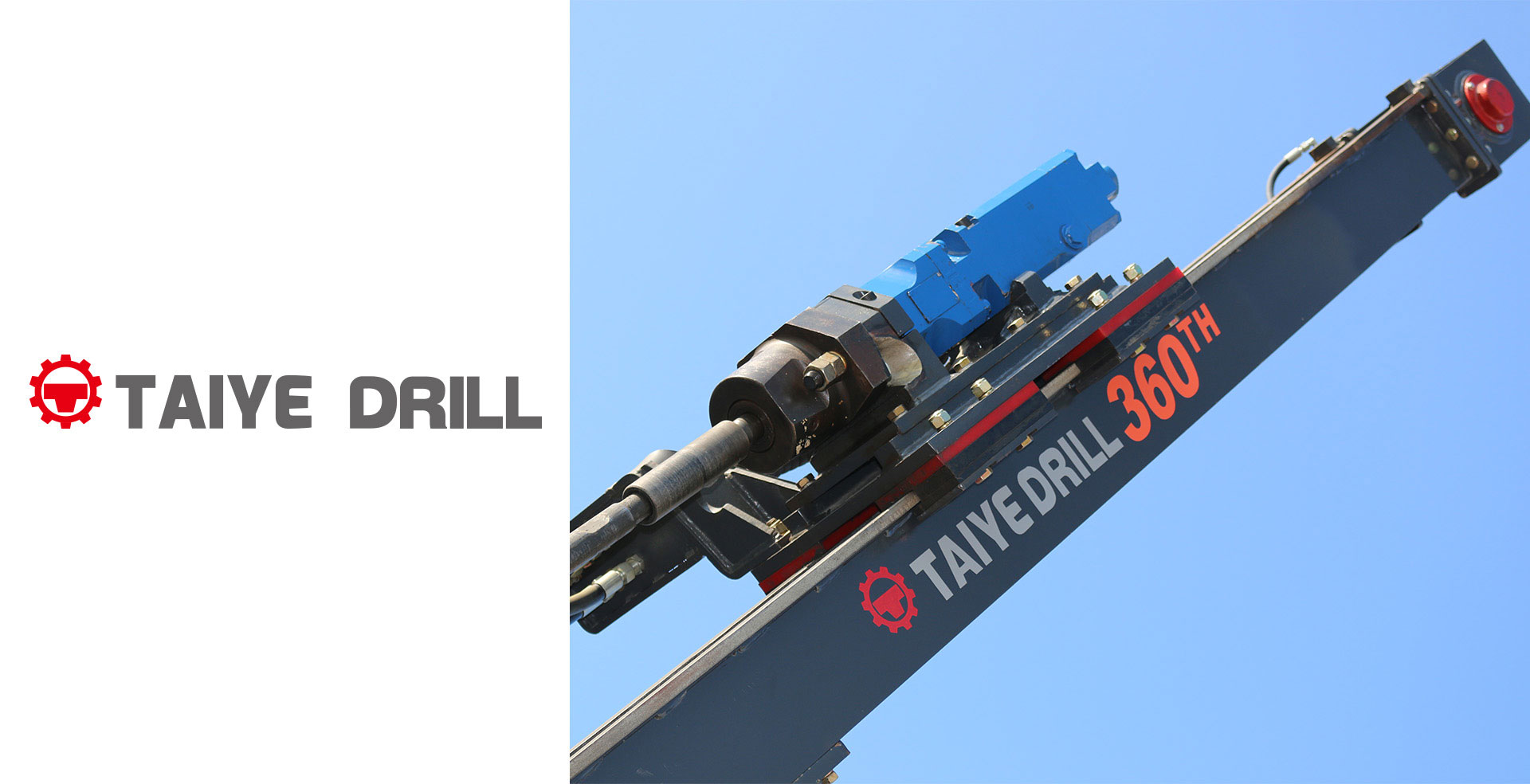 TAIYE-360-TH Separated Crawler Mounted Surface Hydraulic Top-hammer Drill Rig