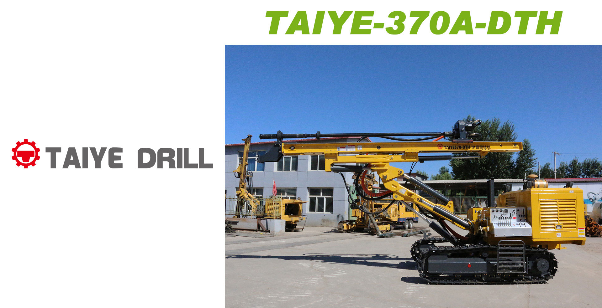 TAIYE-370A-DTH Separated Crawler Mounted Surface Anchoring Hydraulic Down-the-Hole Drill Rig