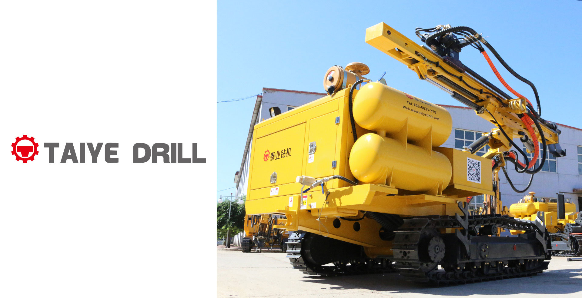 TAIYE-370A-DTH Separated Crawler Mounted Surface Anchoring Hydraulic Down-the-Hole Drill Rig