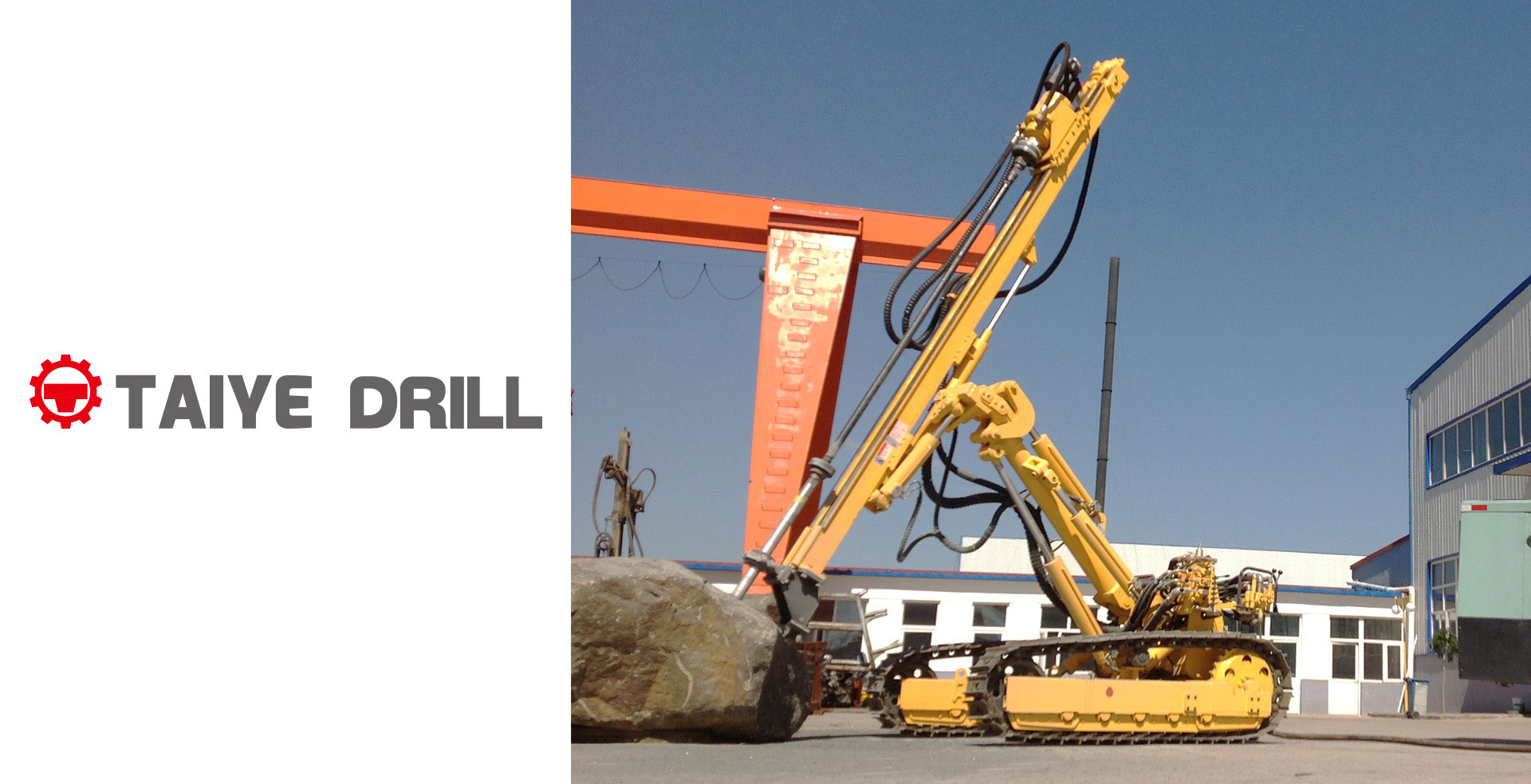 TAIYE-380-DTH Separated Crawler Mounted Surface Pneumatic Drill Rig