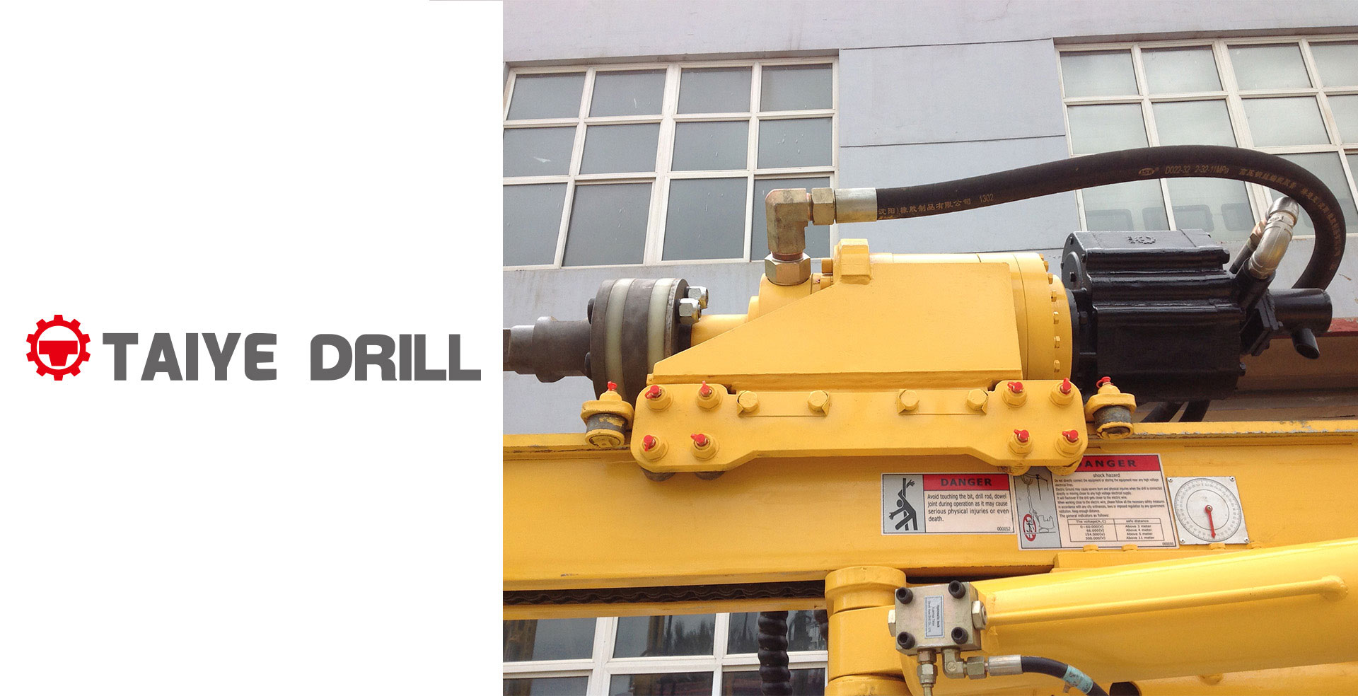 TAIYE-380-DTH Separated Crawler Mounted Surface Pneumatic Drill Rig