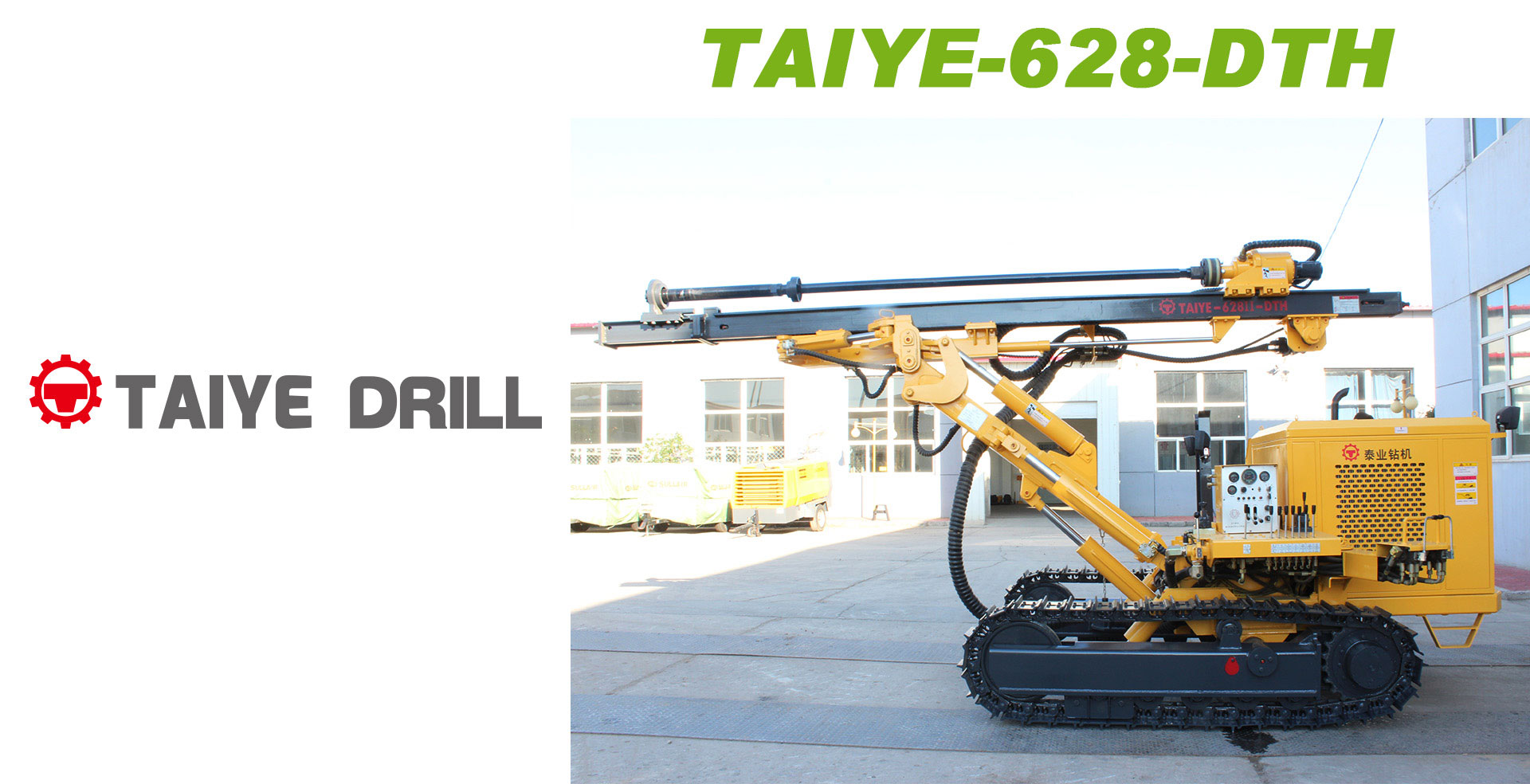 TAIYE-628-DTH Separated Crawler Mounted Surface Hydraulic Down-the-Hole Drill Rig