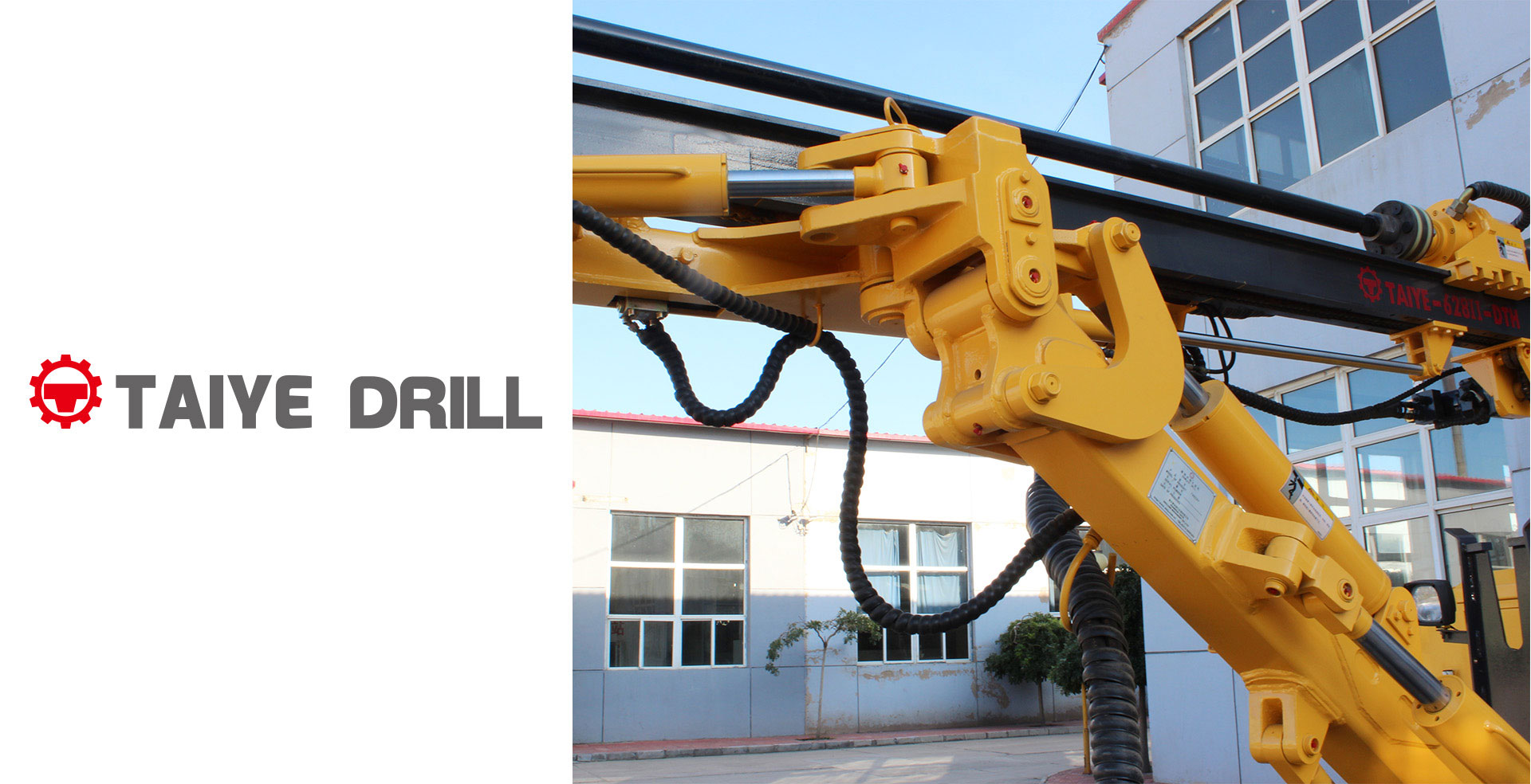 TAIYE-628-DTH Separated Crawler Mounted Surface Hydraulic Down-the-Hole Drill Rig