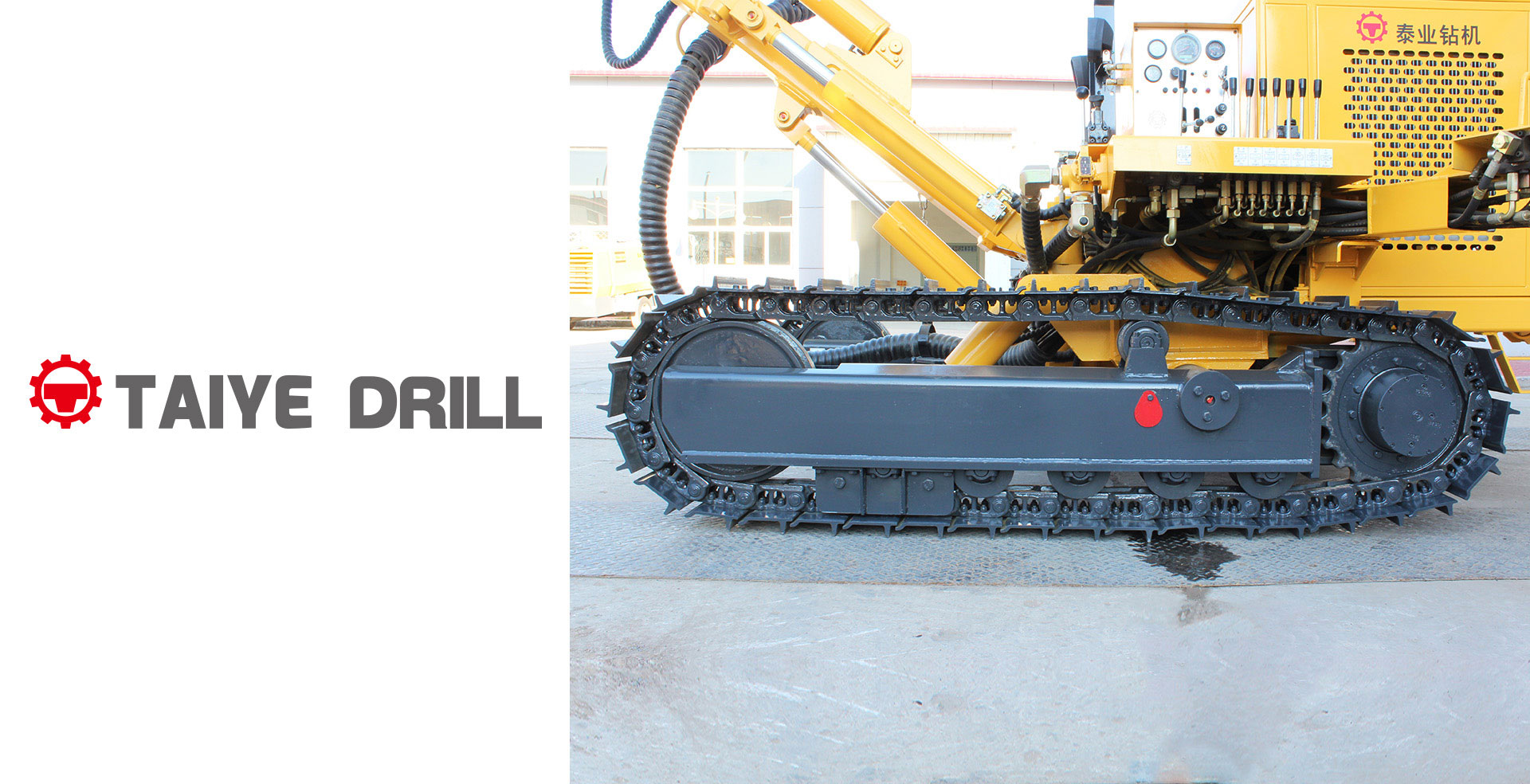 TAIYE-628-DTH Separated Crawler Mounted Surface Hydraulic Down-the-Hole Drill Rig