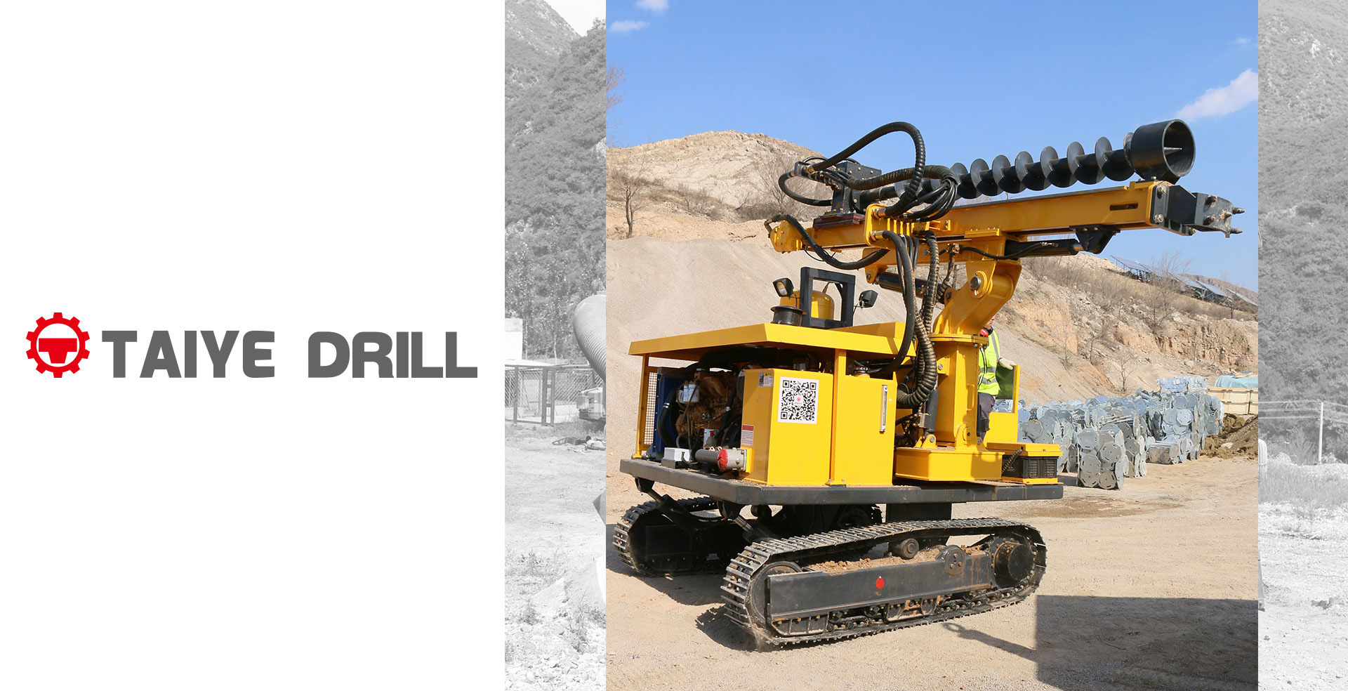 TAIYE-D50-DTH Separated Photovoltaic Surface Hydraulic Down-the-hole Drill Rig