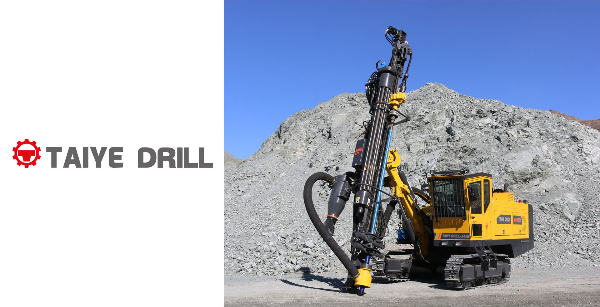 TAIYE-X45-DTH Integrated Hydraulic Drilling Rig