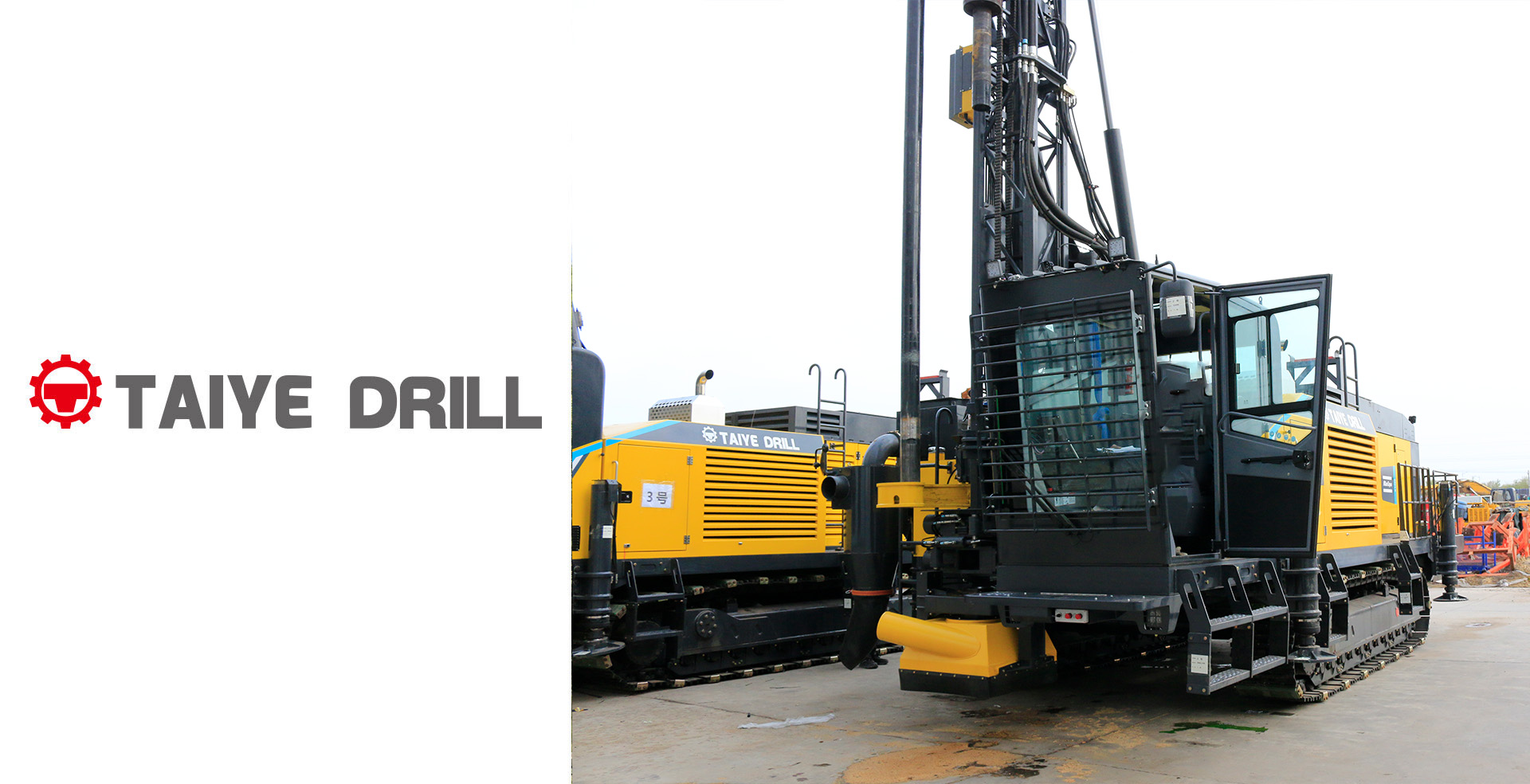 TAIYE-D8/D10-DTH Full Hydraulic Crawler Mounted Large Diameter Blast Hole Surface Down-the-hole Drill Rig