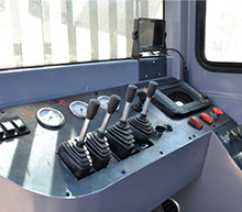 3. Cab of full hydraulic surface down-the-hole drilling rig