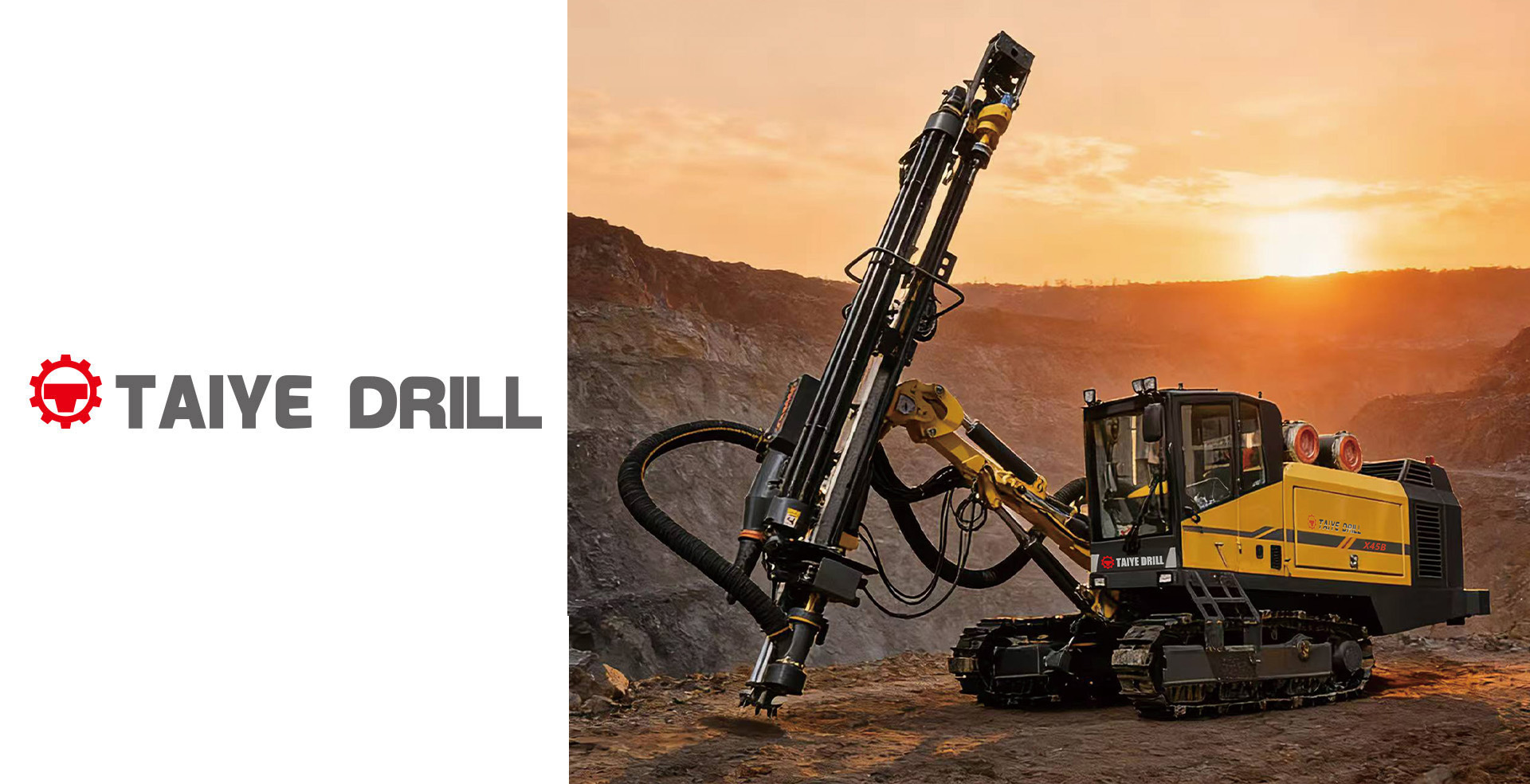 TAIYE-X45-DTH Integrated Hydraulic Drilling Rig