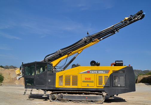 TAIYE-D6-DTH Full Hydraulic Crawler Mounted Large Diameter Blast Hole Surface Down-the-Hole Drill Rig