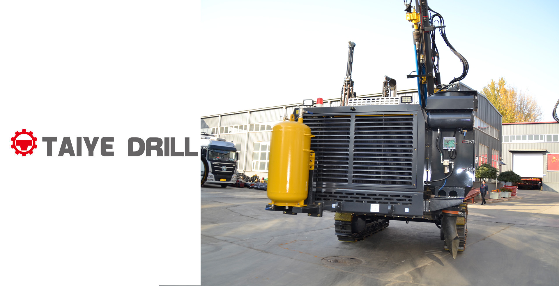 TAIYE-X55 Crawler-mounted Remote Control Integrated Drilling Rig