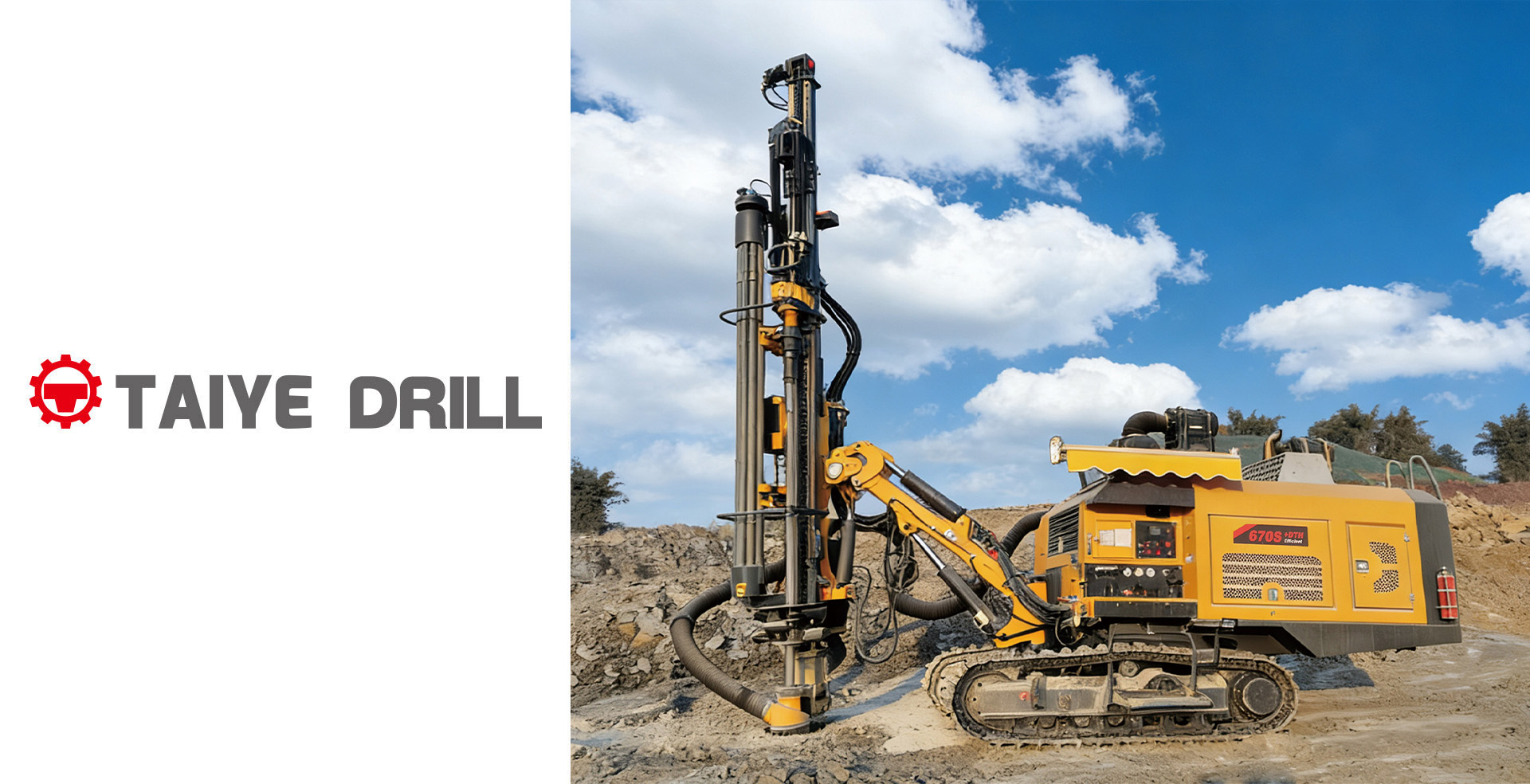 TAIYE-670-DTH Small Integrated Surface Hydraulic Down-the-hole Drilling Rig