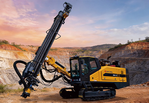 TAIYE-X6A full hydraulic crawler mounted surface blasting drilling rig