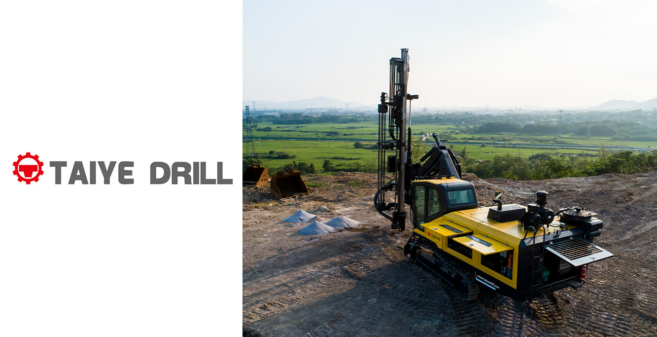 TAIYE-T45-TH Full Hydraulic Crawler Mounted Surface Top-hammer Drill Rig