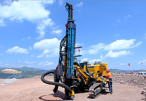 TAIYE-370-DTH Separated Crawler Mounted Surface Hydraulic Down-the-hole Drill Rig