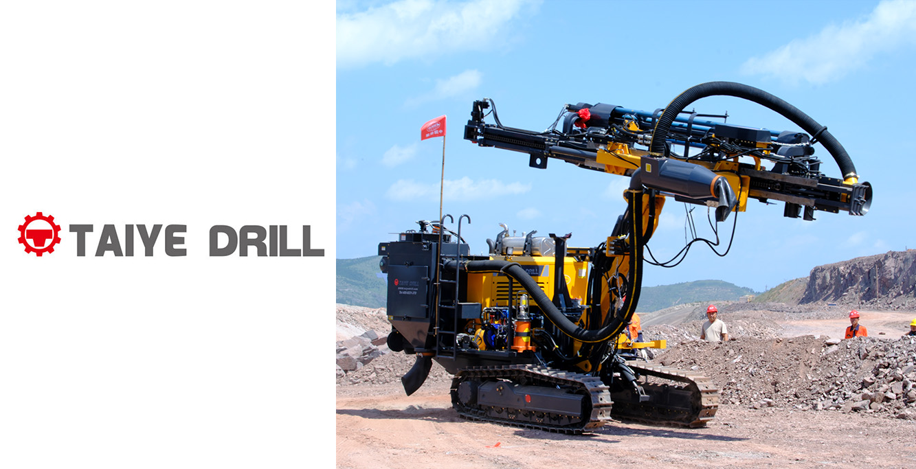 TAIYE-370-DTH Separated Crawler Mounted Surface Hydraulic Down-the-hole Drill Rig