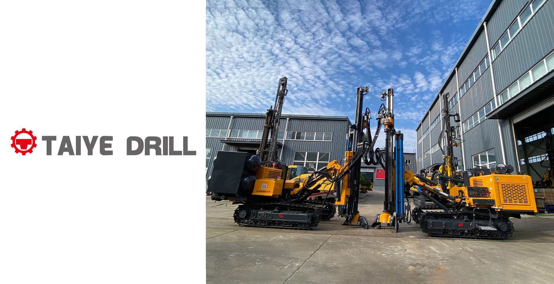 TAIYE-370A-DTH Separated Crawler Mounted Surface Anchoring Hydraulic Down-the-Hole Drill Rig