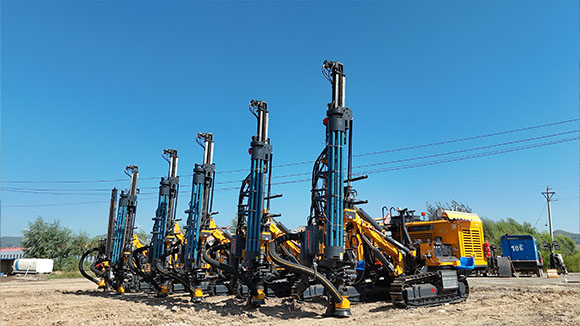 Congratulations to the TAIYE400F multi-function dual-power explosion-proof drilling rig off-line