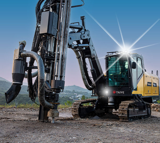 Full Hydraulic Surface Top-hammer Drilling Rig